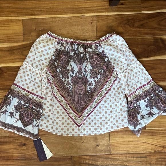 Hale Bob Gorgeous Peasant Top NWT​